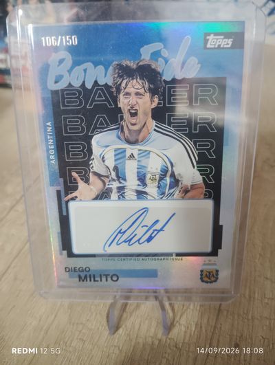 Topps Diego Milito Auto