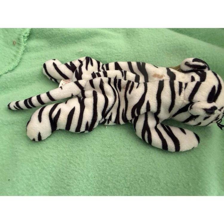 Ty Beanie Babies Collection Blizzard Zebra Plush Toy image 3