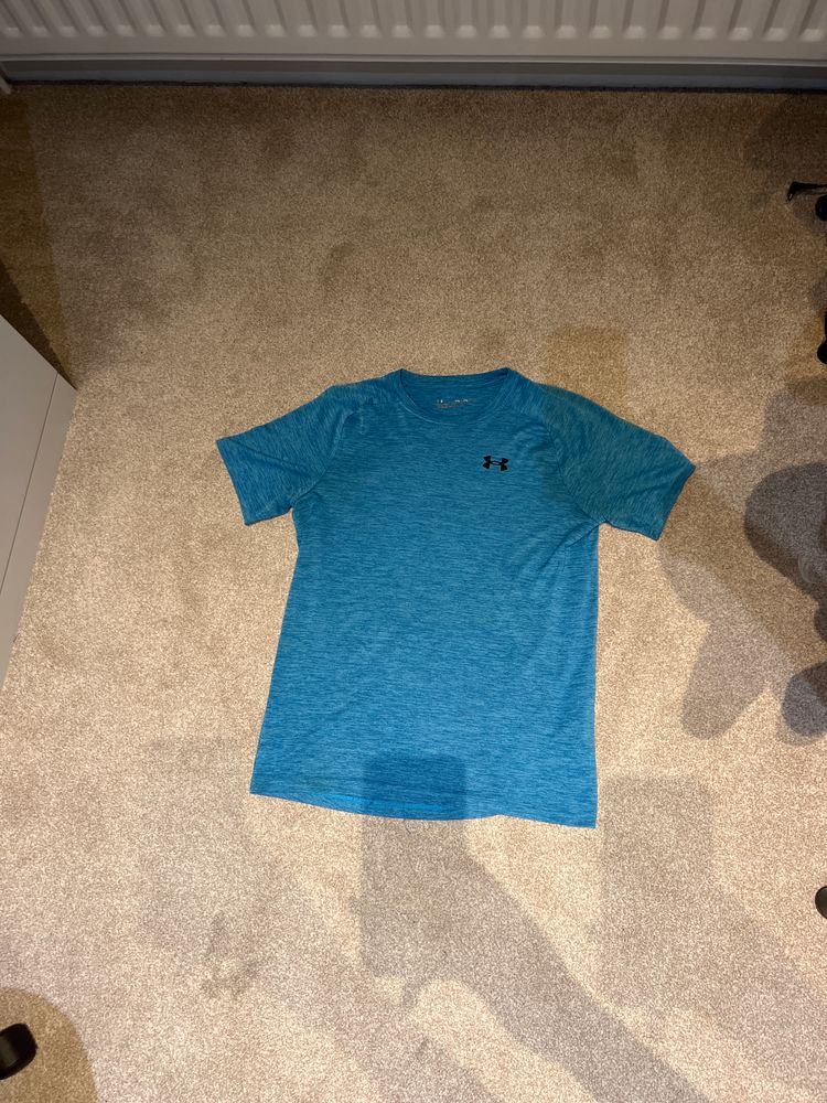 Under Armour Blue Short Sleeve Shirt