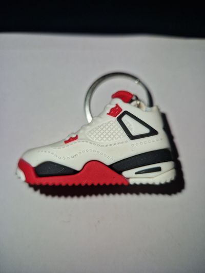 Nike Jordan 4 Red Miniature Sneaker Keychain