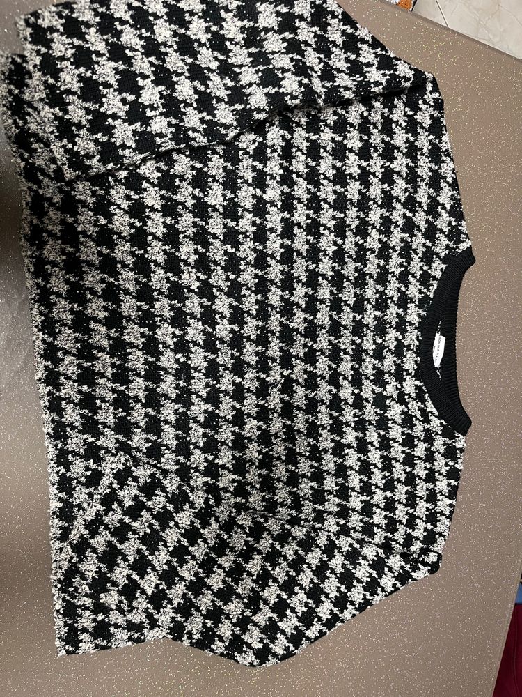 Maine Veronika Maine Black And White Knitwear Set product image