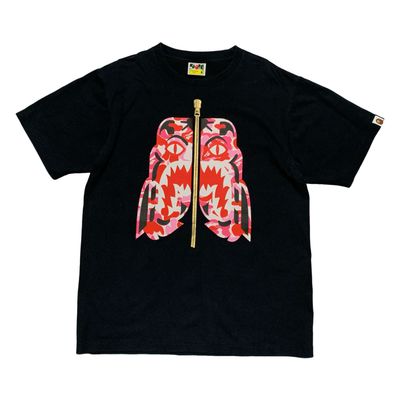 Bape Medium Tiger Shark ABC Camo Black Tee A Bathing Ape