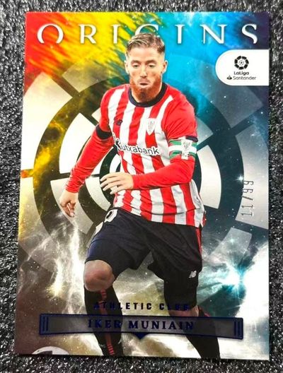 Iker Muniain 2022-23 Panini Crónicas Fútbol Orígenes La Liga Azul #11/99