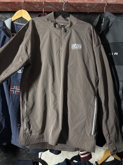Ea7 Men'S Long Sleeve Pullover Jacket