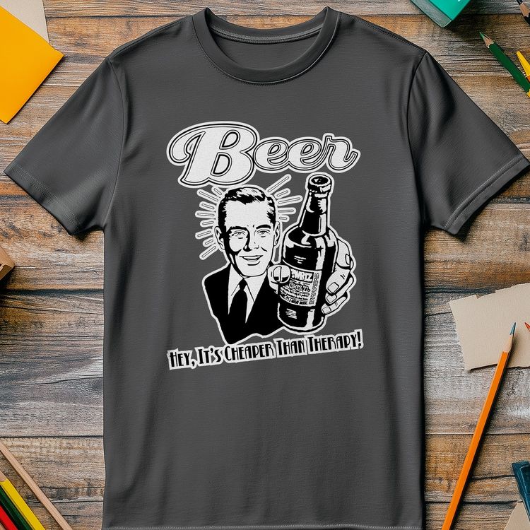 Beer Cheaper Than Therapy T-Shirt –