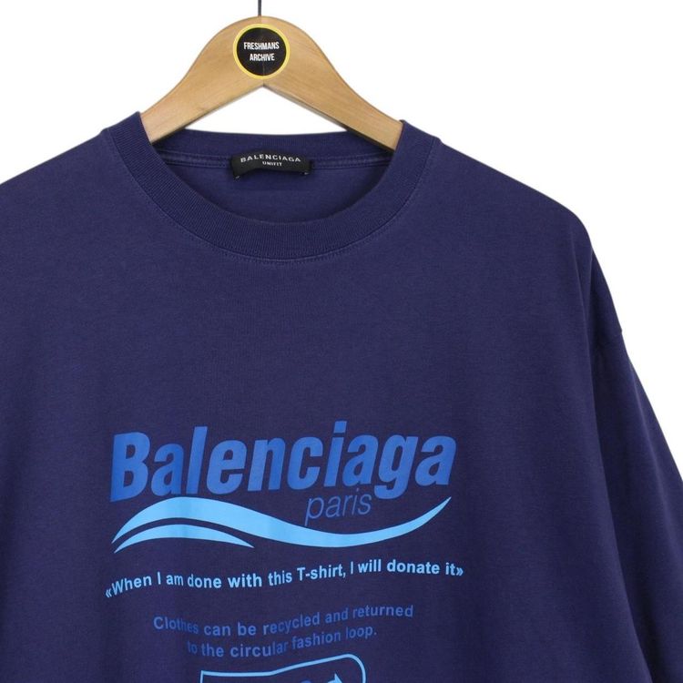 Balenciaga Recycle Logo T-Shirt Medium 5