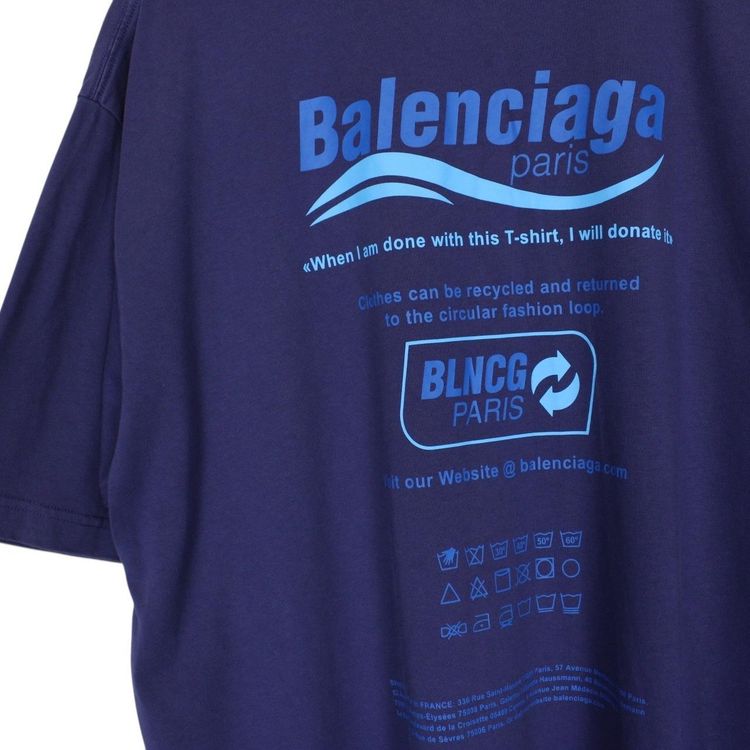 Balenciaga Recycle Logo T-Shirt Medium 6