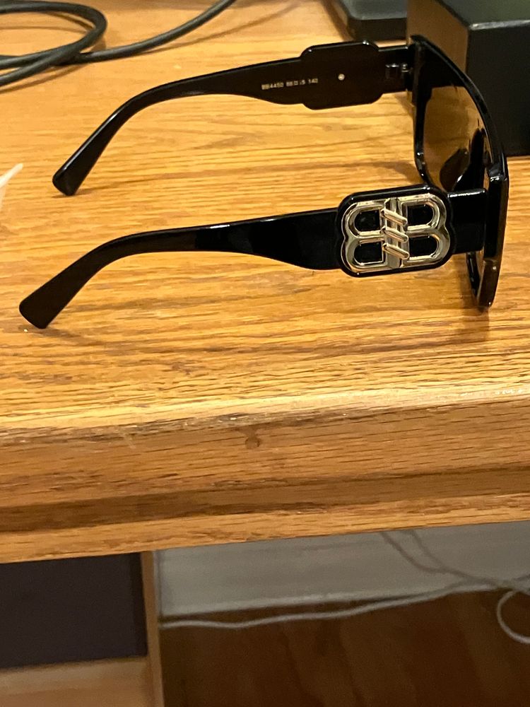 Black balenciaga glasses 6