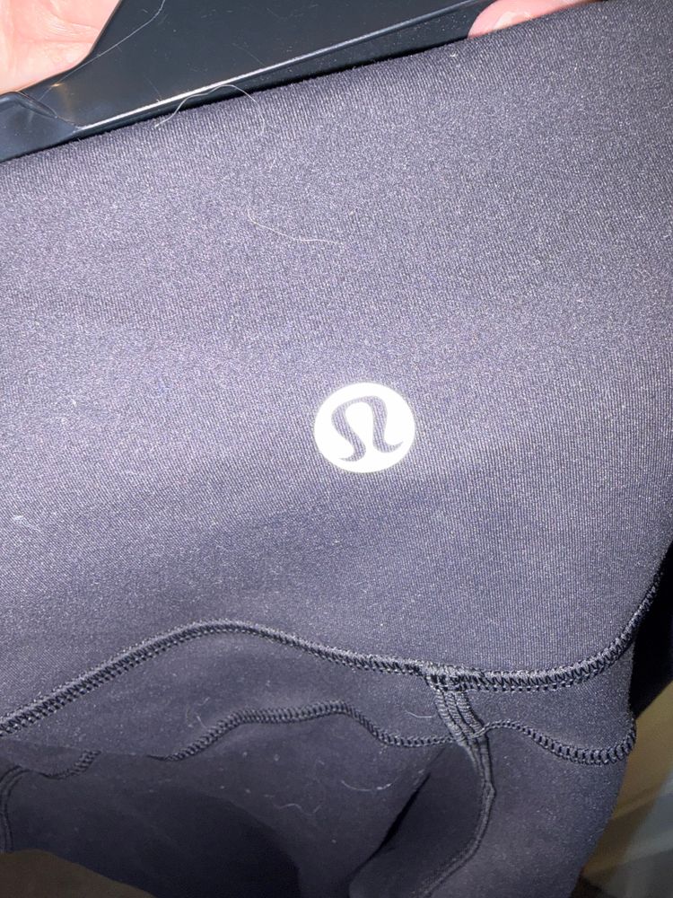 Immagine di Lululemon rare  Black running Leggings UK 12 9