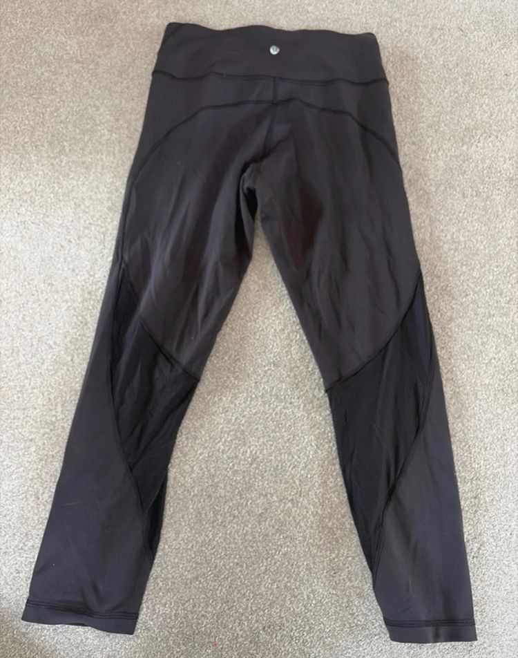 Immagine di Lululemon rare  Black running Leggings UK 12 1