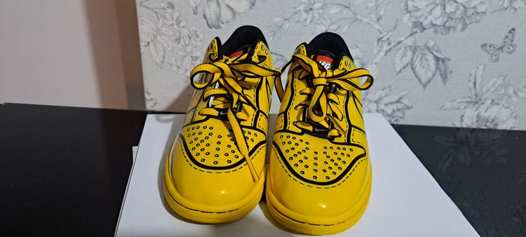 Nike Dunk Low Lego Col Ps UK 2 EUR 34 Yellow Brand New Full Box imagen 2