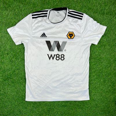 Wolverhampton Wanderers 2018/2019 away football shirt- adidas- size large 1
