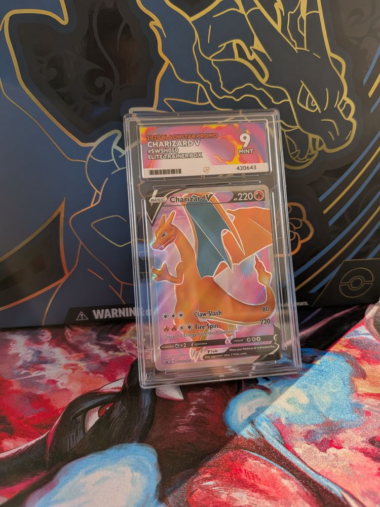 Pokémon TCG 2020 Black star promo Charizard v  ACE 9 