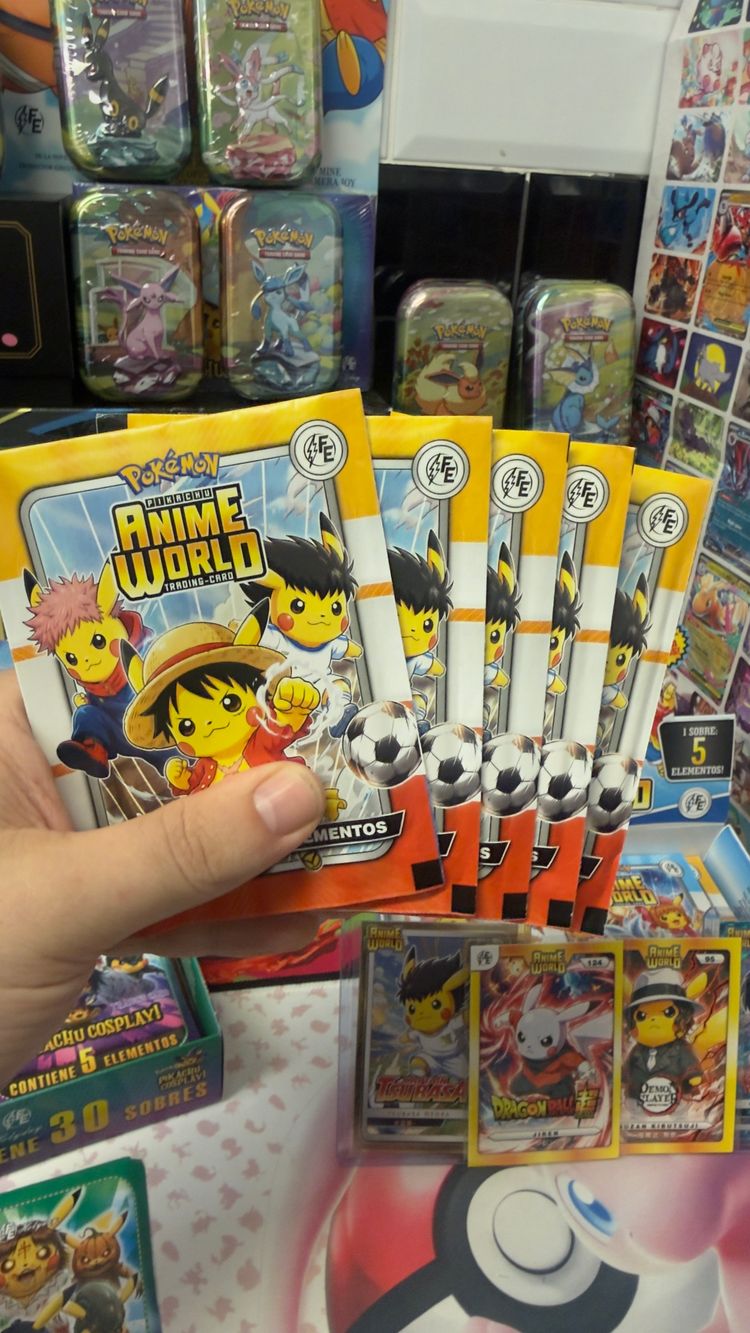 5  xPikachu cosplay Anime World packs 