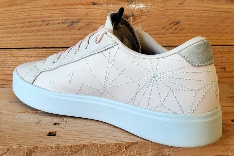 Adidas Sleek Series Low Leather Trainers UK6.5/US8/EU40 EG7753 Linen/White image 10