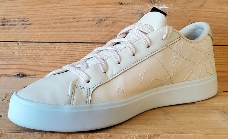 Adidas Sleek Series Low Leather Trainers UK6.5/US8/EU40 EG7753 Linen/White image 11