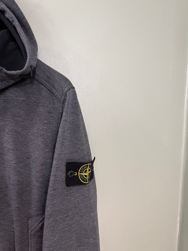 Stone Island Charcoal Grey Soft Shell Jacket 4
