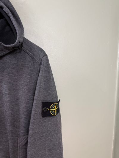 Stone Island Charcoal Grey Soft Shell Jacket 4