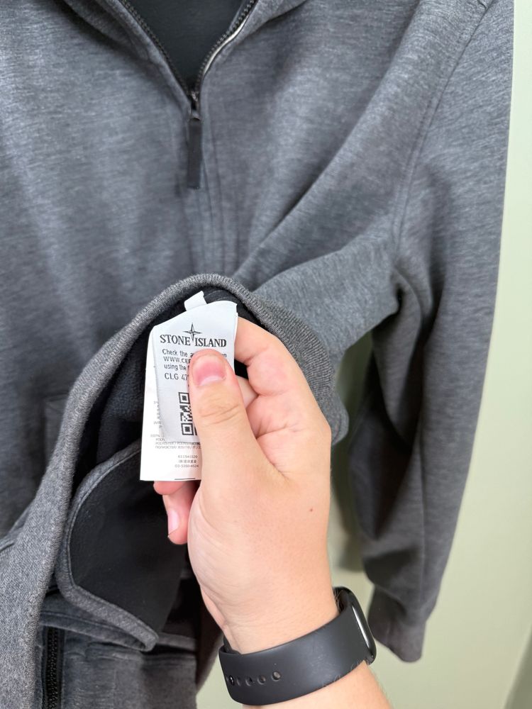 Stone Island Charcoal Grey Soft Shell Jacket 3