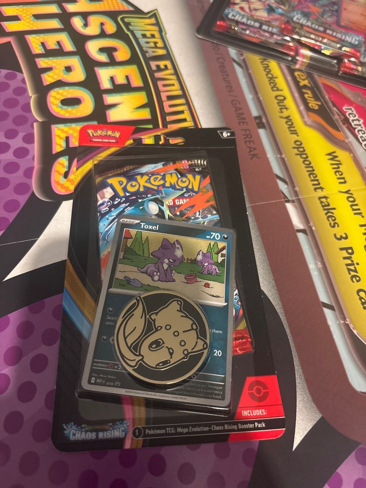 Pokémon Tcg Mega Evolution Chaos Rising Booster Pack