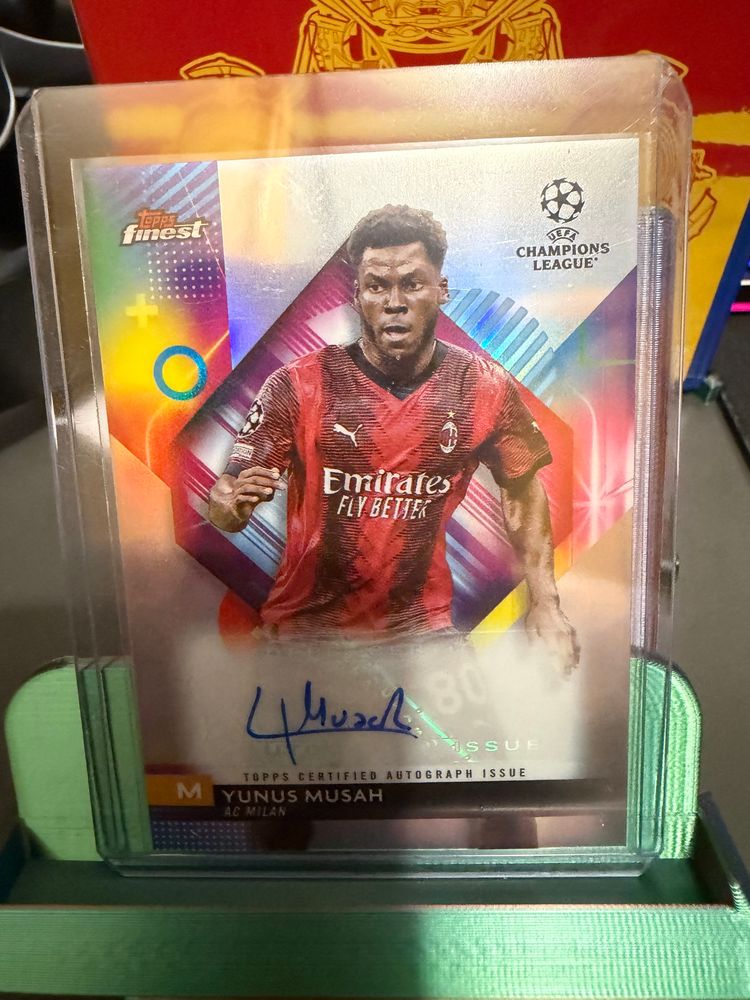 Topps Finest Champions League Autograph Card