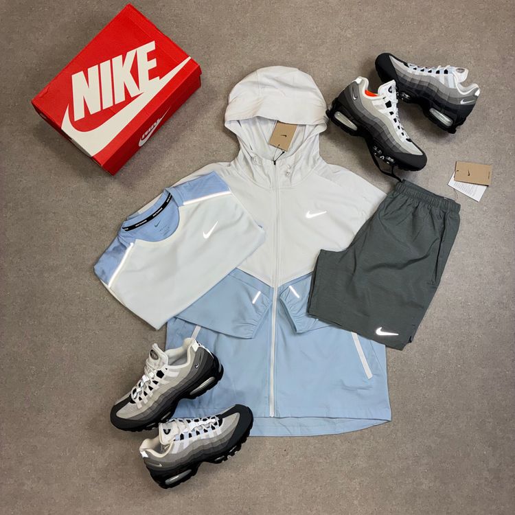 Immagine di Nike Miler White / Cobalt Bliss & Challenger Grey 4