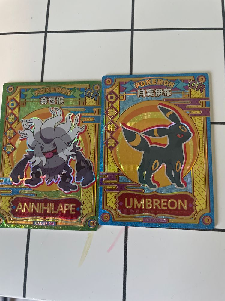 Pokemon Pokemon Trading Cards Annihilape And Umbreon product image