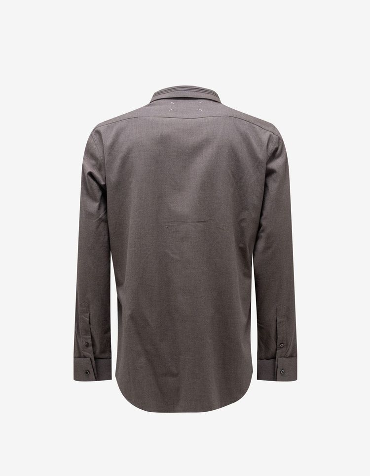 Maison Martin Margiela Taupe Heavy Cotton Shirt 4