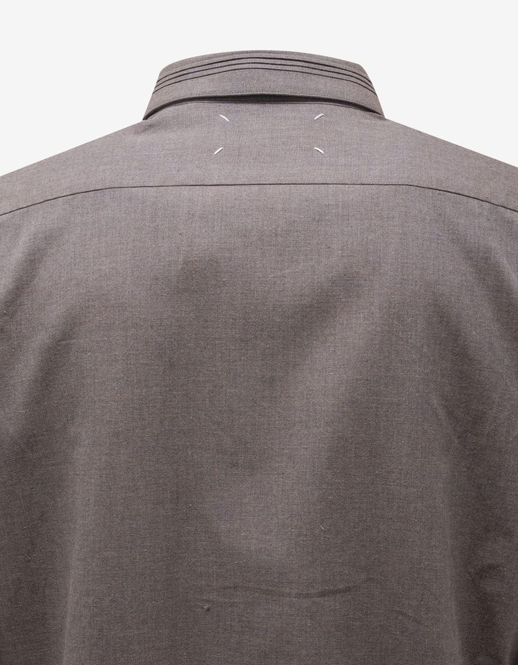 Maison Martin Margiela Taupe Heavy Cotton Shirt 5