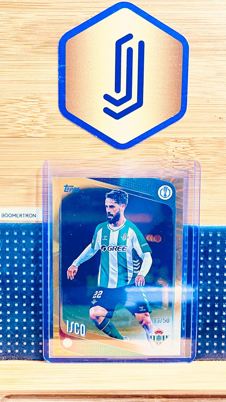 /50 - Isco - Betis - Gold Rain Drop - Topps UCC 2025-26