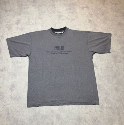 Everlast Grey Training And Fighting Athletic Wear T-Shirt