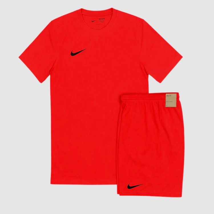 Nike Red T-Shirt And Shorts Set