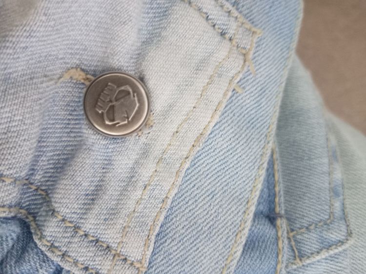 Y2k No Fear Denim Shorts With Sonic Patch 4