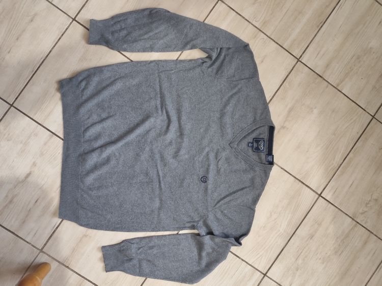 Immagine di Chaps Grey V-Neck Sweater 2