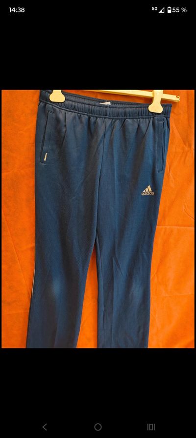 Adidas Navy Blue Track Pants