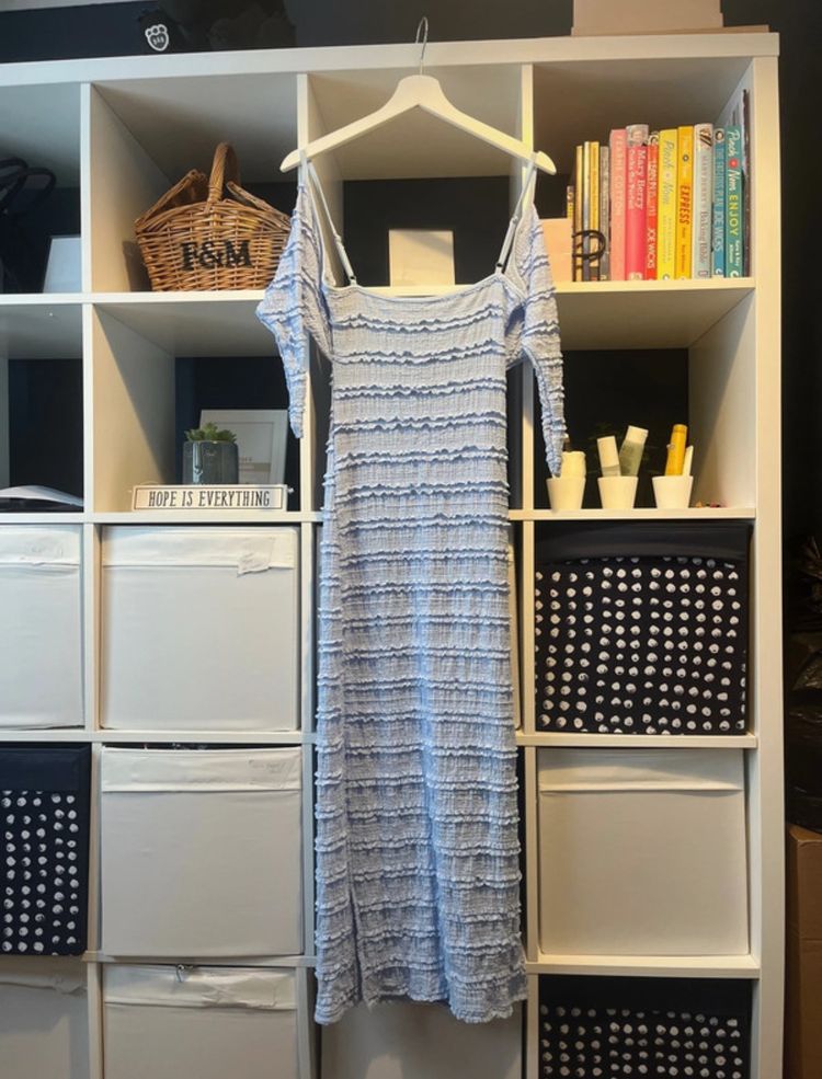 Other Blue Cold Shoulder Dress product image