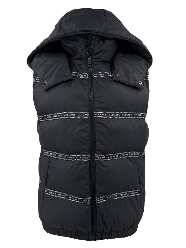 Versace Logo Gilet - Black (980781372)
