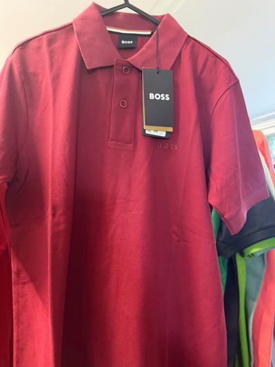 Boss Dark Red Polo Shirt