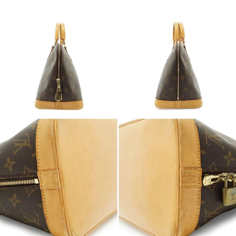 Louis Vuitton Vintage Cloth Handbag Alma 6