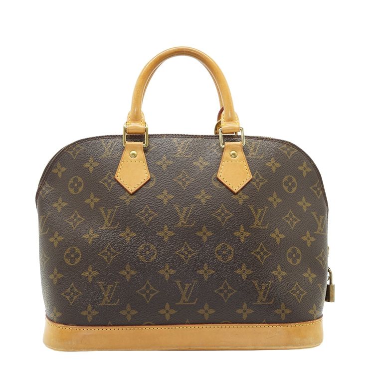 Louis Vuitton Vintage Cloth Handbag Alma 4