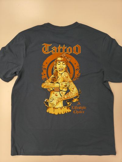 *New Release* Zero13 Tattoo Blue T-Shirt, All sizes