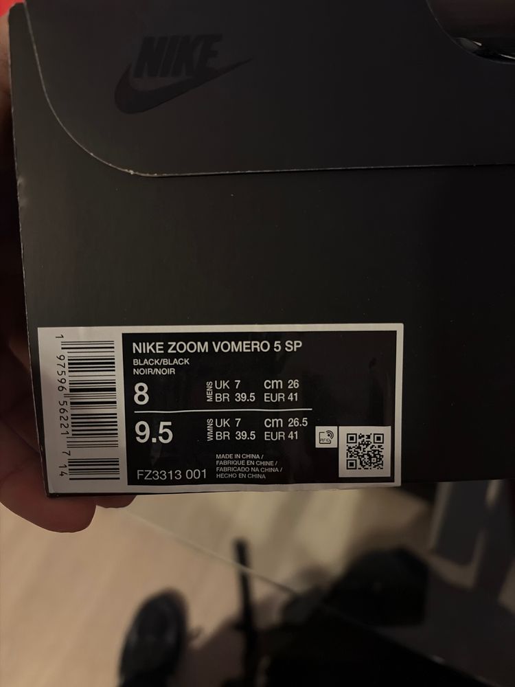 Nike Zoom Vomero 5 Sp Black Running Shoes 2