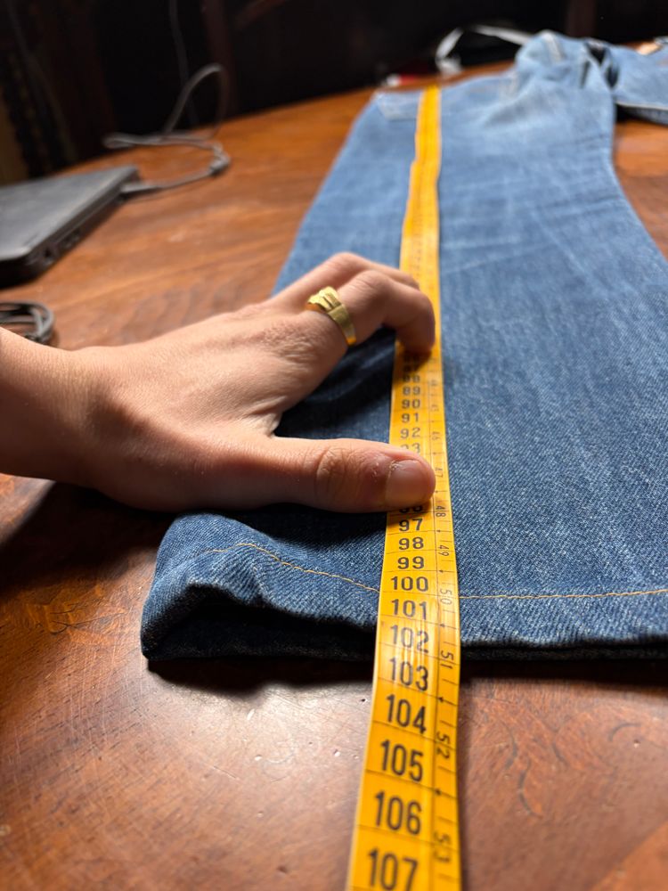 Levi'S 501 blu denim w32  image 7