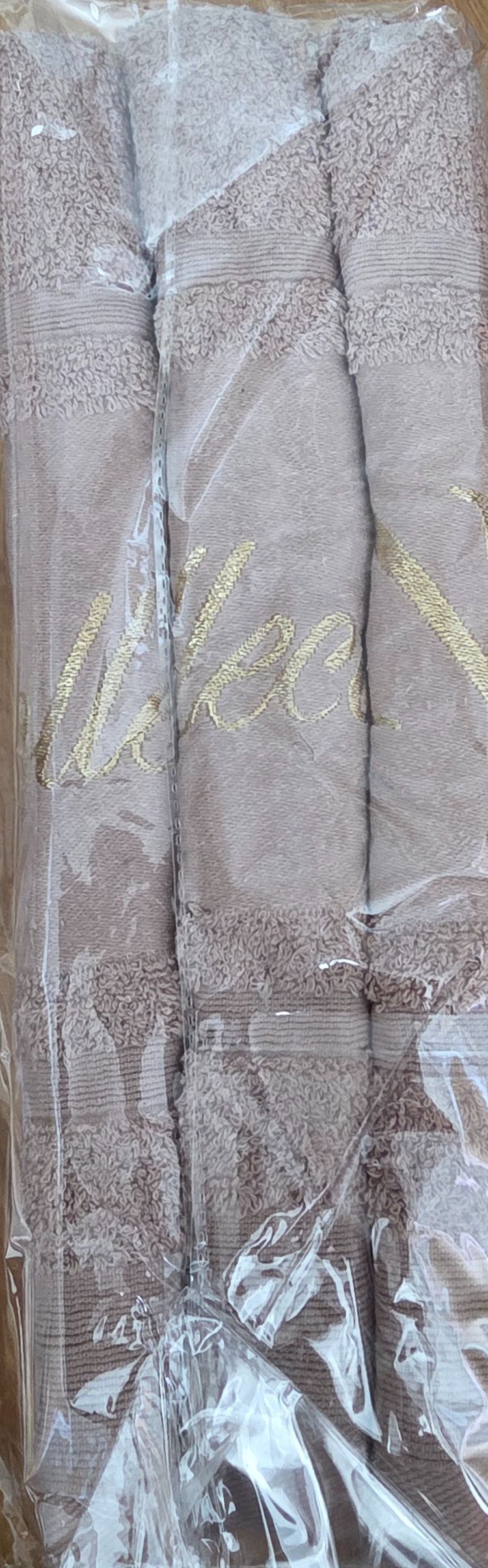 Immagine di Pack of 3 Natural Colour Next Collection Bath Sheet Priced Marked £49 3