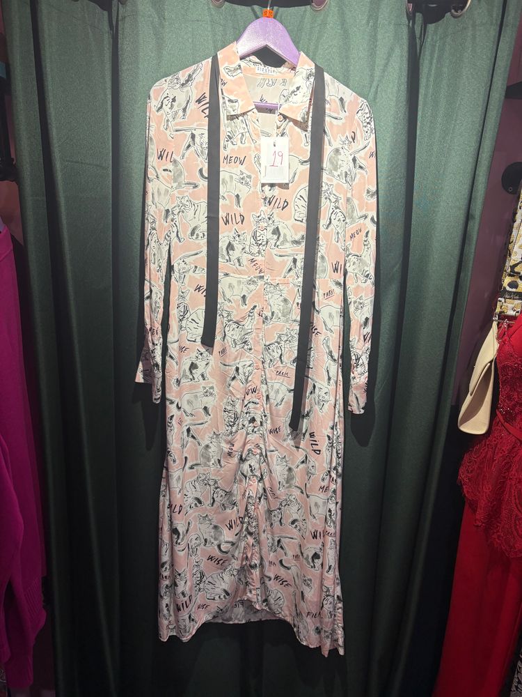 Claudie Pierlot Claudie Pierlot Printed Long-Sleeve Dress product image