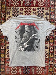Grey Metallica Band T-Shirt