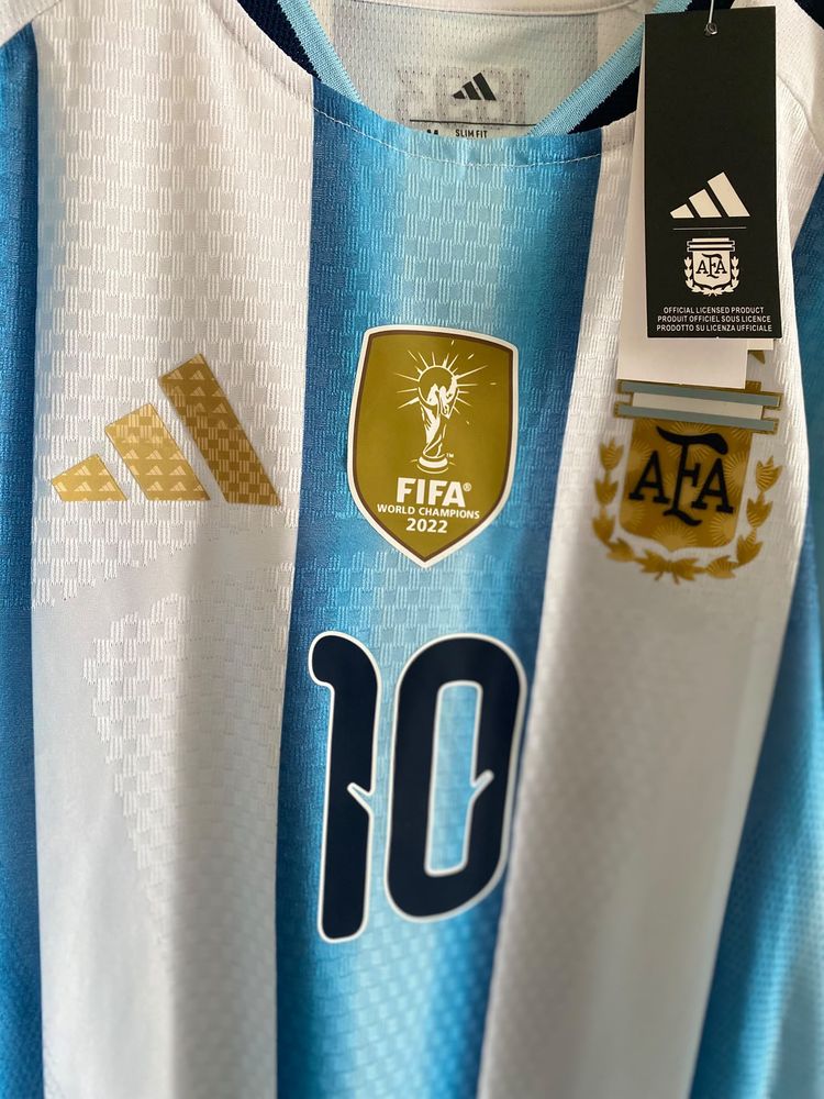 Argentina Fifa World Champions 2022 Soccer Jersey image 1