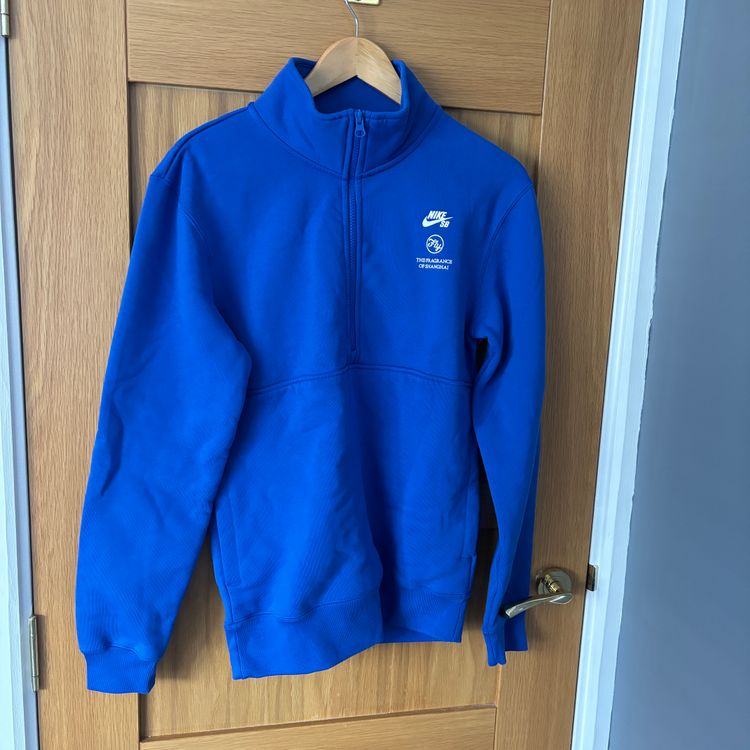 Nike Blue Quarter-Zip Sweatshirt