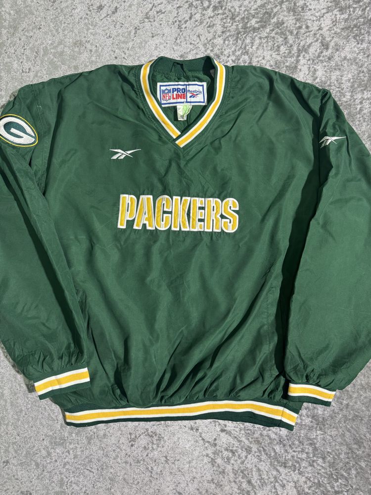 Reebok Green Bay Packers Pullover Jacket image 1