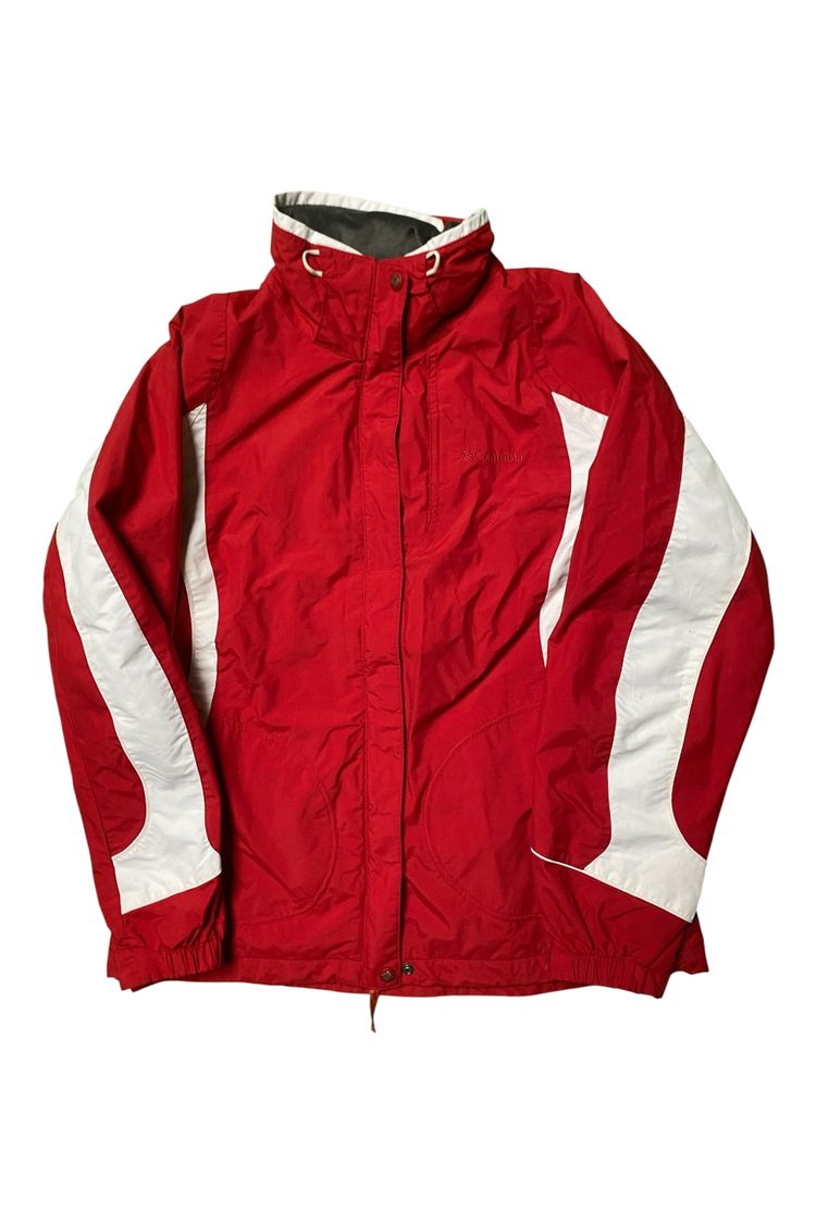Columbia Red And White Jacket